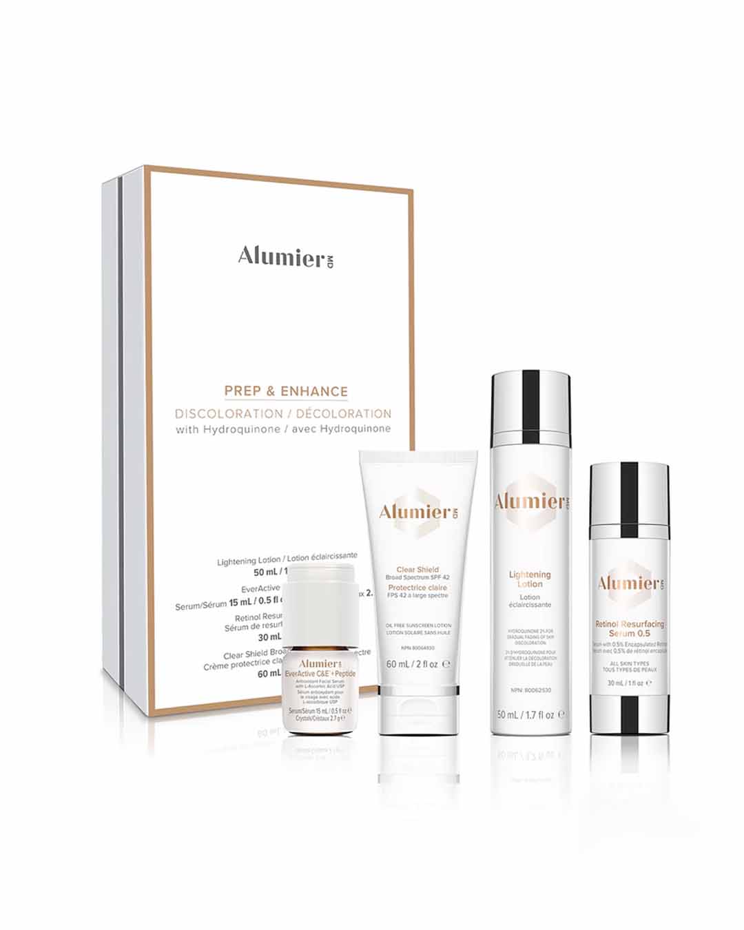 Alumier Md Prep Enhance Discolouration Collection With Hq